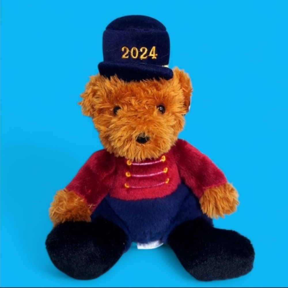 Aurora Nutcracker Bear 2024 Plush Stuffed Animal 9"
